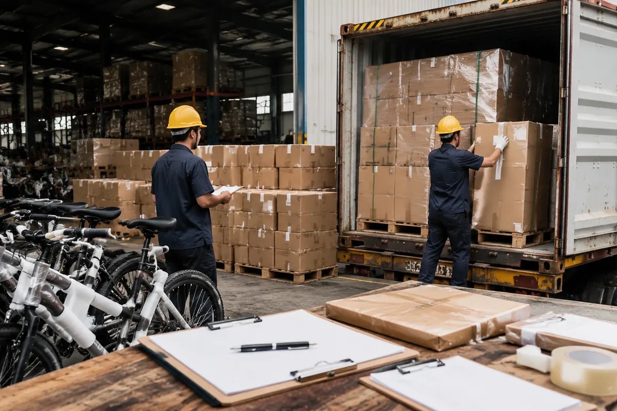 Container loading for export shipments from Tianjin